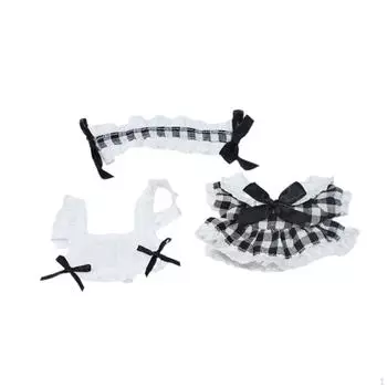 17 см кукольная одежда подвеска мягкий костюм фото реквизит украшение милый стильный для детей pink dress