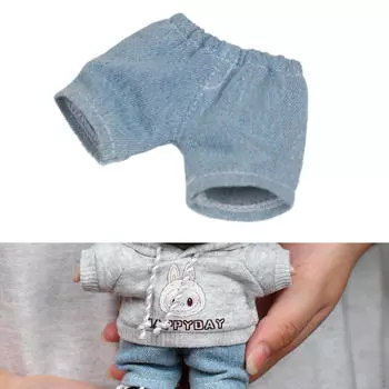 17 см Кукольная одежда, штаны для кукол, милые наряды для косплея, игрушки своими руками для девочек 5, 6, 7, 8 лет