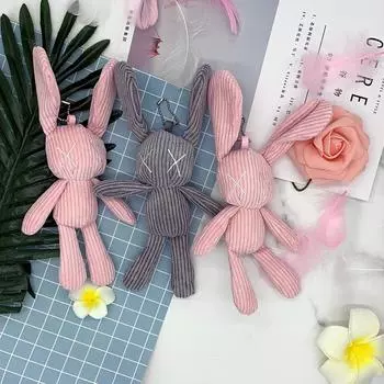 17 см Милая плюшевая игрушка кукла кролик милый кролик подарок для девочки мягкая кавайная плюшевая игрушка кролик рождественский подарок плюшевая игрушка для ребенка 17cm серый