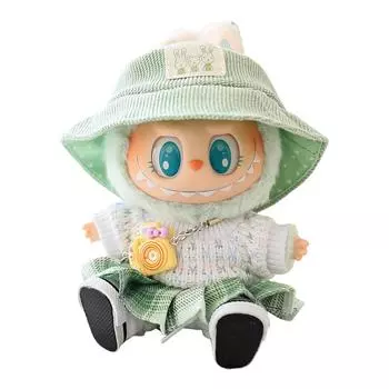 17 см Мини Кукольная Одежда Для Кореи Kpop Exo Labubu V1 V2 Куклы-Идолы Милые Украшения Макарон Одежда Подарочный Наряд Аксессуары B