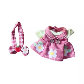 17 см плюшевая кукла одежда костюмы, ролевые игры, мода, фото реквизит, плюшевые аксессуары, милые мягкие Strawberry