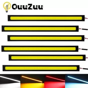 17 см светодиодный COB противотуманный фара дневного света водонепроницаемый 12 В 6500 К автомобильный свет авто интерьерный стиль бар лампа белый