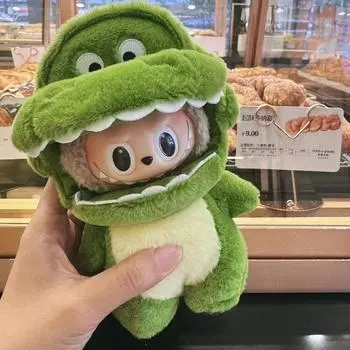 17 см тканевая эмалевая кукольная одежда ручной работы костюм динозавра повязки на голову шляпы и т. д. Не только кукольная одежда Suitable 17cm labubu