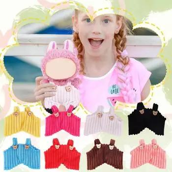 17 см виниловая плюшевая кукольная одежда допаминовый цвет шерстяной комбинезон аксессуары кукольная одежда One Size синий