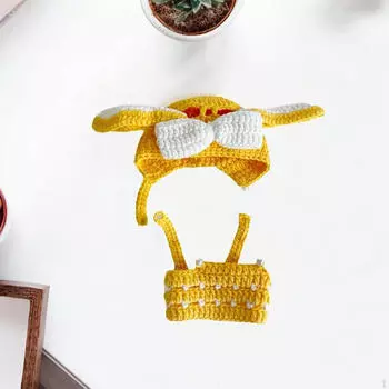 17cm Doll Clothes Clothing Cute Suit Outifits for Age 5-7 8-10 жёлтый