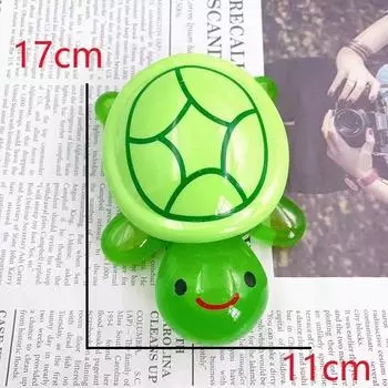 17cm Jumbo Openable Glow-in-the-Dark Turtle Doll Oversized Soft Toy Storage Box Sea Turtle Ornament for Kids