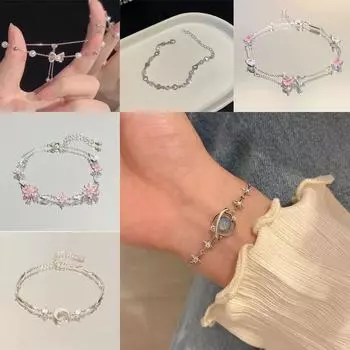 17KM 1шт Fantasy Star River Planet циркон простой браслет, подарок для друзей и дочерей для женщин ювелирные изделия аксессуары