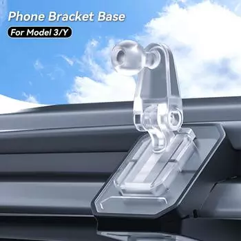 17 мм автомобильный кронштейн база мягкий клейкий гибкий подвижный поворот на 360 градусов для Tesla Model 3 Y Highland For Model3/Y