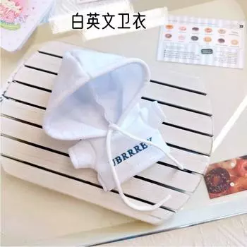 17см Подвеска Кукла Лабубу Шаль Пончо Одежда Милая Толстовка с Капюшоном Каваи Комбинезон Костюм Костюм для Куклы Модная Одежда fit 17cm Labubu Doll