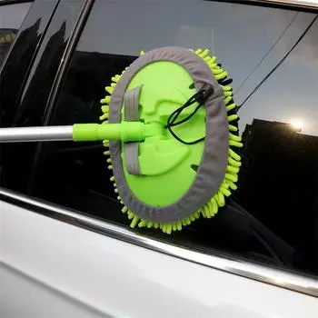 17x24 см швабра для мытья автомобиля, удлинитель ручки, щетка для мытья лобового стекла, крыши, инструмент для чистки, метла, шенилловая пена для мытья автофургонов, автомобильные аксессуары