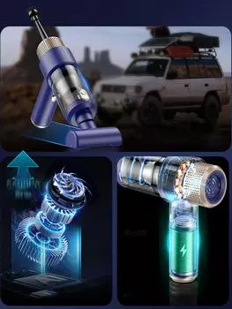 180000PA автомобильный пылесос беспроводной мини ручной мощный всасывающий пылесос портативный пылесос электроприборы синий