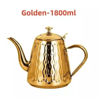 1800 мл чайник из нержавеющей стали 304 с фильтром, домашняя уличная индукционная плита, чайник с ананасом, китайские чайные аксессуары