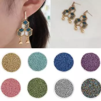 1800 шт./лот 2 мм чешский стеклянный бисер пистолет черный цвет бусина с круглым отверстием для изготовления ювелирных изделий DIY серьги ожерелье аксессуары 2mm x 1800pcs