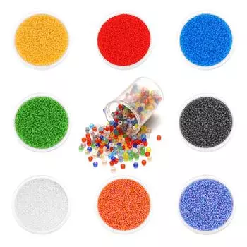 1800 шт./лот, шестигранные круглые отверстия, матовая поверхность, японское стекло, маленькие рисовые бусины для самостоятельного изготовления ювелирных изделий, аксессуары, аксессуары