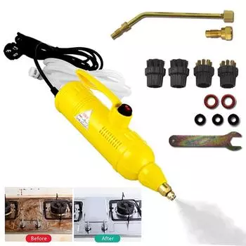 1800 Вт Высокотемпературный пароочиститель Высокое давление Сухожаровой стерилизатор Бытовой многофункциональный удаление пятен от масляного дыма US Plug