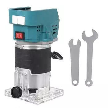 1800W Cordless Trimmer Electric Woodworking Engraving Slotting Trimming Carving Machine 35000RPM Router for Battery 220 -240V machine