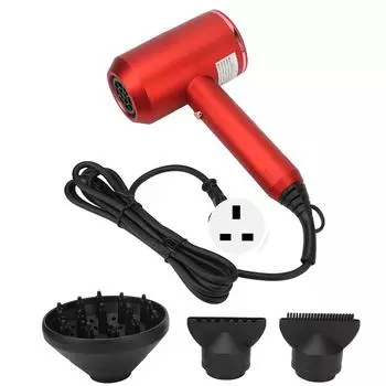 1800W Hair Dryer 3 Heat Mode Constant Temperature Negative Ionic Technology Professional Portable US PLUG