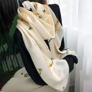 180*65 см 100% шелковица китайский шелк роскошный длинный шарф солнцезащитный платок шарф повязка на голову шейный платок женский подарок 180X65cm