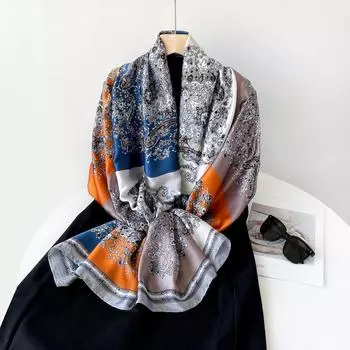 180 * 90 см летний женский новый средний или длинный шарф шаль дышащий солнцезащитный модный универсальный премиум шелковый шарф 90*180CM