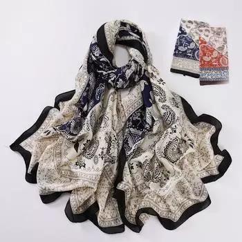 180 * 90 см летний женский новый средний или длинный шарф шаль дышащий солнцезащитный модный универсальный премиум шелковый шарф 180*90CM
