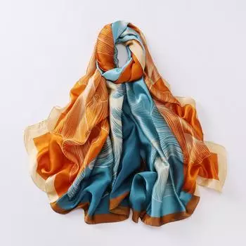 180 * 90 см летний женский новый средний или длинный шарф шаль дышащий солнцезащитный модный универсальный премиум шелковый шарф 90*180