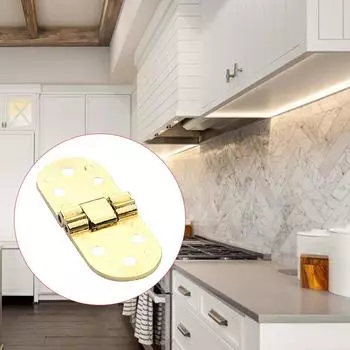 180-градусная невидимая петля для двери шкафа из сплава с отверстием (черный)