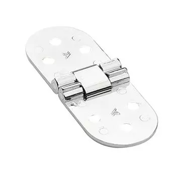 180-градусная невидимая петля для двери шкафа из сплава с отверстием (Серебряный)