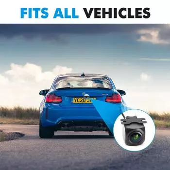 180 градусов 1080P AHD CCD универсальная фронтальная камера без парковочной линии камера переднего вида для автомобиля парковочная камера без зеркала