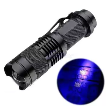 180 люмен УФ-ультрафиолетовый светодиодный фонарик Blacklight Light Inspection Lamp Torch