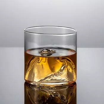 180 мл/320 мл чашка Mountain View, домашний бокал для виски, набор для вина, тибетский горный спирт, стеклянные чашки, посуда для напитков, зарубежная винная чашка 1pcs
