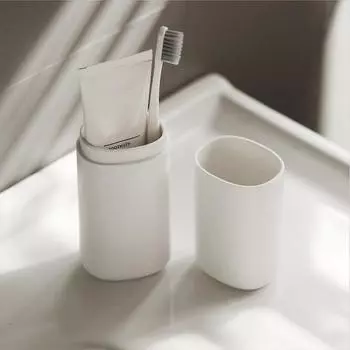 180 мл дорожный футляр для зубных щеток с вентиляционным отверстием портативный держатель для зубных щеток и зубной пасты для кемпинга походов школы дома органайзер для зубных щеток белый