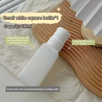 180 мл дозатор для ногтей пустой флакон с замком-пряжкой для снятия лака для ногтей флакон для макияжа маникюрные инструменты