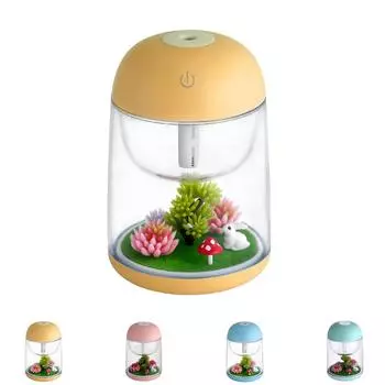 180 мл Микро Ландшафтный Увлажнитель Цветной Ночной Светильник USB Туманообразователь Домашний Офис Увлажнитель