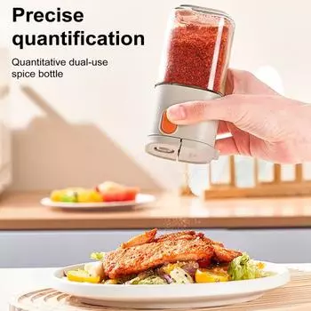 180 мл солонка и перечница толкающего типа точная количественная бутылка для приправы для кухни белый