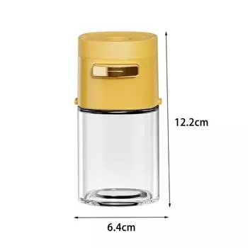 180 мл стеклянная банка для приправ, бутылка для контроля соли, герметичная банка для приправ на кухне и дома зелёный