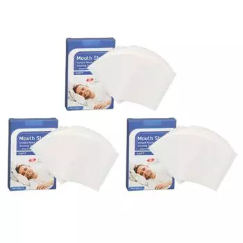 180 шт. антихраповая лента для рта, уменьшающая дыхание ртом, самоклеящаяся прозрачная полоска для носа