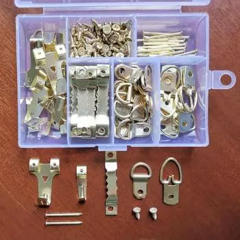 180 шт./компл. вешалка с D-образными кольцами, крючки для ногтей, фоторамка, комплект подвесного оборудования