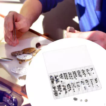 180 шт./кор. набор деталей для ремонта заводной головки часов из нержавеющей стали