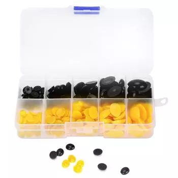 180 шт. Пластиковые глаза, носы, овальные плоские куклы, плюшевые мишки, мягкие игрушки для самостоятельного изготовления игрушек