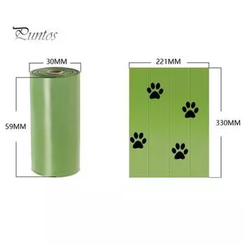 180 штук 12 рулонов / 390 штук 26 рулонов Мешки для собачьих какашек Герметичные мешки для мусора Мешки для кошачьих туалетов Мешки для мусора с ароматизаторами Мешки для собачьих какашек F