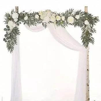 180 см искусственная эвкалиптовая гирлянда с цветами искусственная розовая гирлянда искусственная цветочная гирлянда зеленая гирлянда для свадьбы домашняя вечеринка ремесло искусство декор стола 180cm коричневый