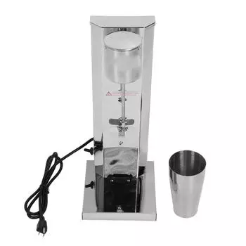 180 Вт 18000 об./мин. Машина для приготовления молочных коктейлей, тихий электрический миксер для молочных коктейлей из нержавеющей стали с L