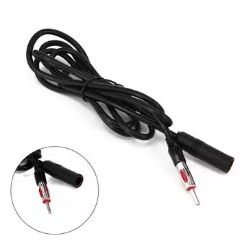 180cm Car Male To Female Radio AM/FM Antenna Adapter Extension Cable Universal Car AM FM Adapter Cable Accessories CHINA
