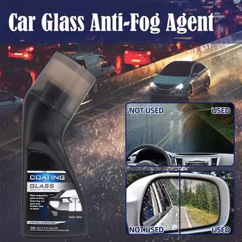 180ml Winter car glass anti-fogging agent Front windshield rearview mirror defogging clear vision coating hydrophobic coating 1pcs