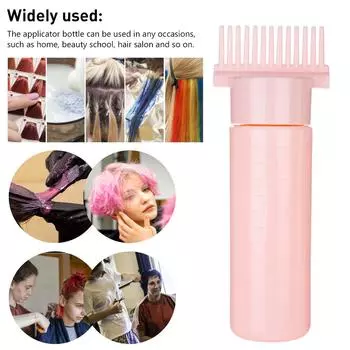 180 мл с градуированной шкалой, многоразовый флакон-расческа, аппликатор цвета для окрашивания волос, парикмахерские инструменты для укладки CHINA