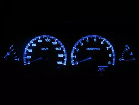 180SX LED set for meters Luxurious Blue Ultra-diffused [Color] RPS13-LB