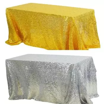 180x120 см блестящая скатерть для стола с блестками, прямоугольная скатерть из розового золота для свадебного декора, день рождения, Рождество, вечеринка, домашняя скатерть 120x180cm-47x71inch