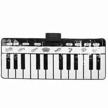 180x72 см нескользящий 24 клавишный электронный музыкальный коврик для пианино музыкальные игрушки для малышей и детей