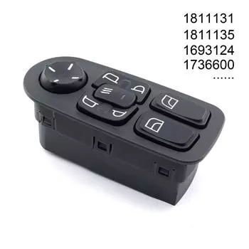 1811131 Главный выключатель стеклоподъемника для грузовика DAF XF X105 XF CF65 CF75 CF85 XF95 XF105 1811135 1698944 1669884 1693124