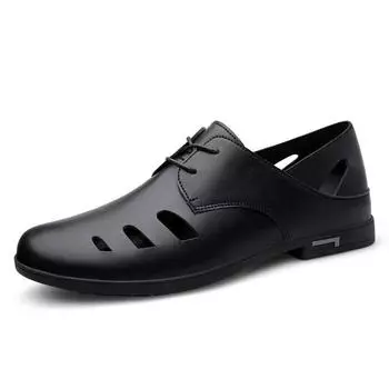 1838 Large Size 38-46 Microfiber Hollow Casual Leather Shoes Hollow Shoes Korean Version Shoes 38 белый